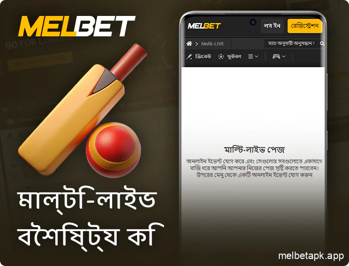 Melbet অ্যাপে মাল্টি-লাইভ ফাংশন - তথ্য